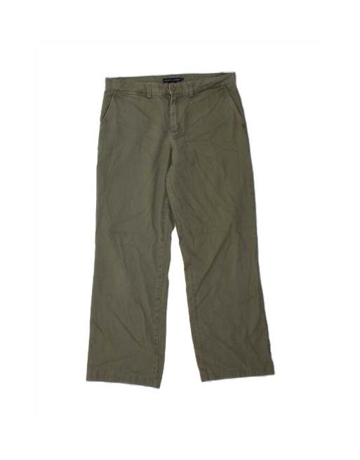 Vintage Ralph Lauren Straight Chino Trousers Us 10 Large W32 L30 In Green