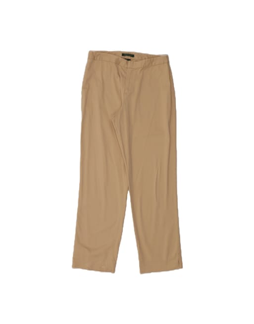 Vintage Ralph Lauren Straight Chino Trousers US 6 Medium W30 L29 In Brown