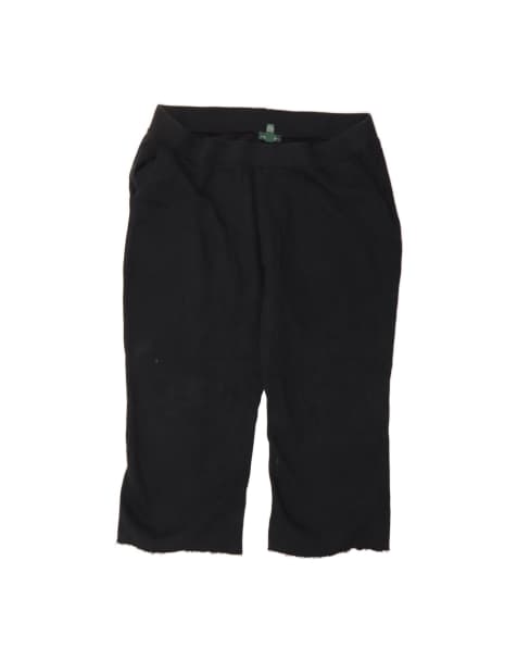 Vintage Ralph Lauren Straight Cropped Trousers 2XL W38 L24 In Black - view 1