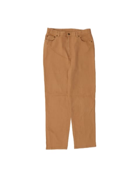 Vintage Ralph Lauren Tapered Casual Trousers US 12 Large W32 L31 In Beige - view 1