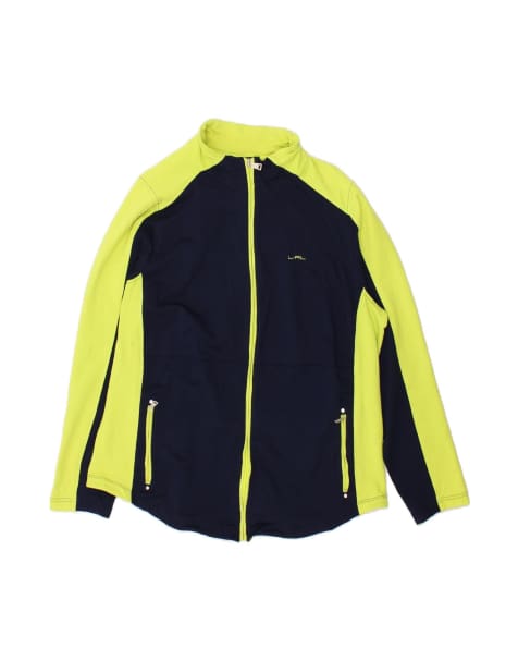 Vintage Ralph Lauren Tracksuit Top Jacket UK 20 2XL In Blue Colourblock - view 1