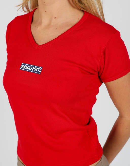 Vintage Ramazzotti S baby tee in red, 4 of 4