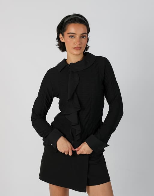 Vintage Rayure S blouse in black, 1 of 4