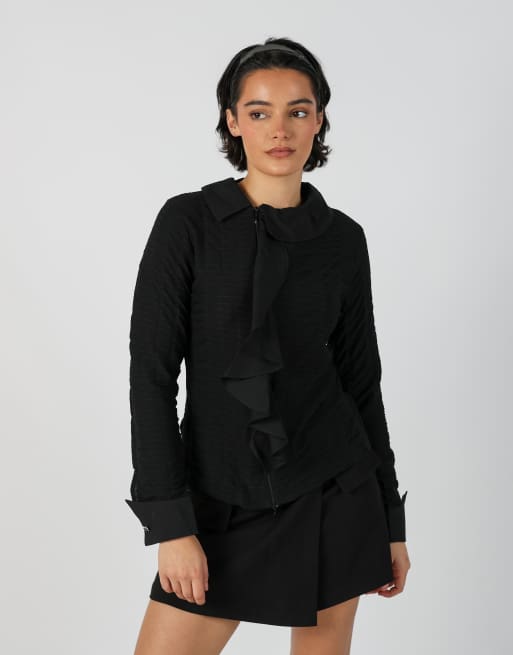 Vintage Rayure S blouse in black, 3 of 4