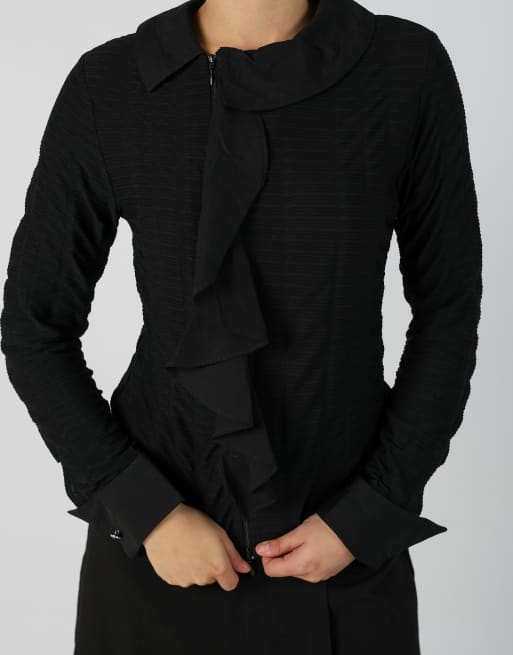 Vintage Rayure S blouse in black, 4 of 4