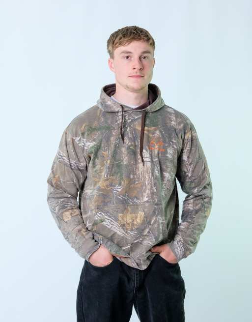 Vintage Real Tree L Hoodie Khaki Green