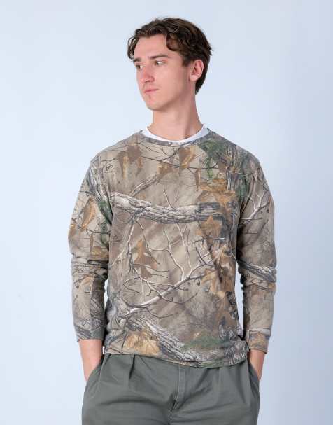 Vintage Realtree L Long Sleeve Shirt Beige - view 1