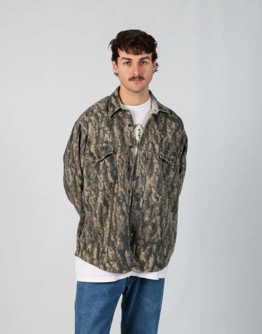Vintage Realtree l long sleeve shirt in khaki green