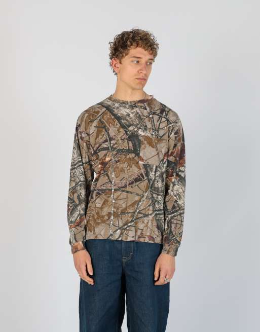 Vintage Realtree l long sleeve t-shirt in brown