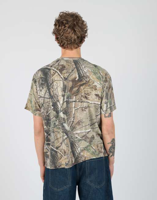 Vintage Realtree l t-shirt in dark green, 3 of 4
