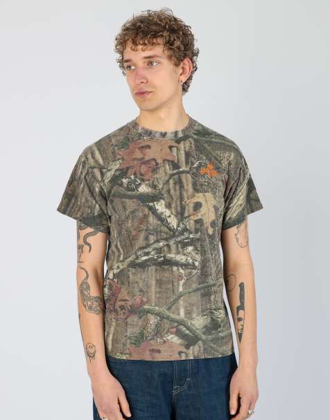 Vintage Realtree l t-shirt in dark green - view 1