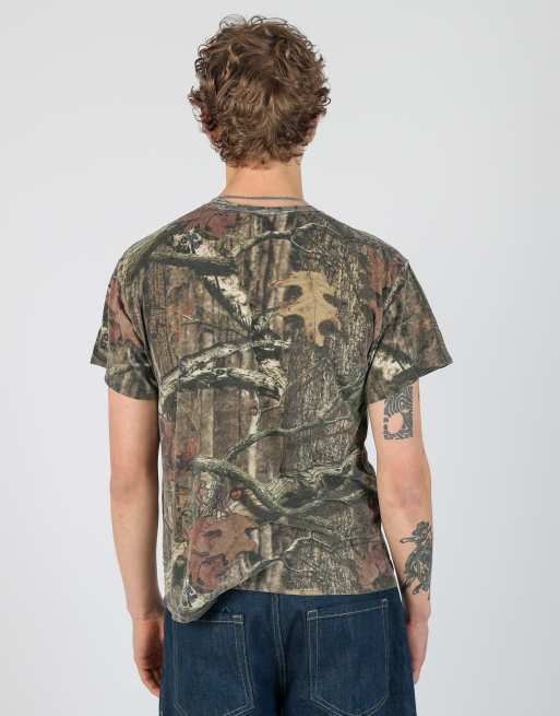 Vintage Realtree l t-shirt in dark green, 3 of 4