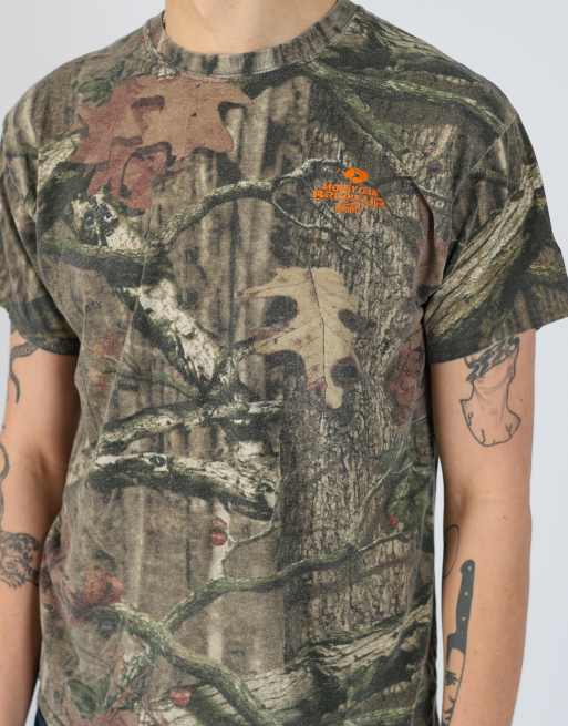 Vintage Realtree l t-shirt in dark green, 4 of 4