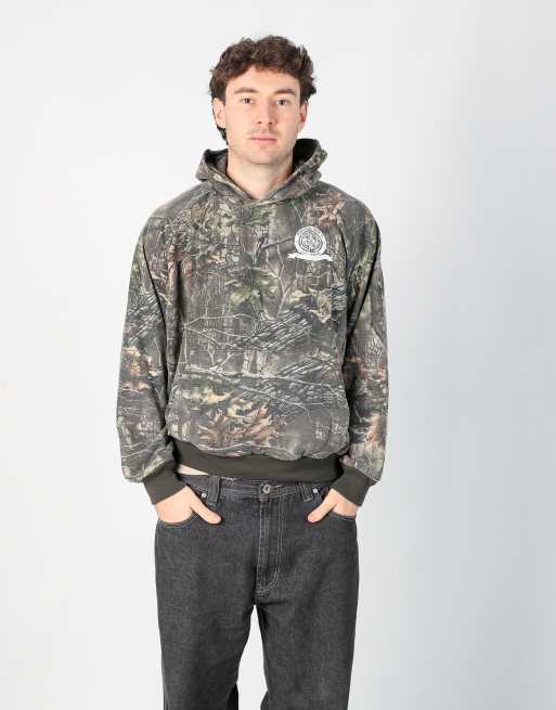 Vintage Realtree m hoodie in khaki green