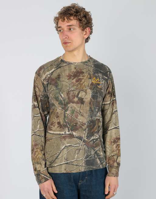 Vintage Realtree m long sleeve t-shirt in khaki green