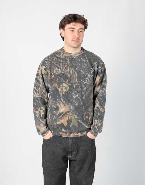 Vintage Realtree m sweatshirt in dark green - view 1