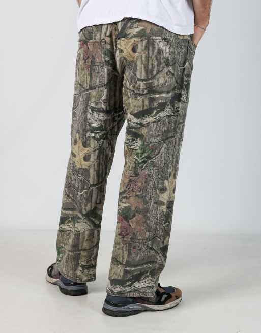 Vintage Realtree mossy oak 36x30 denim jeans in khaki green, 2 of 4