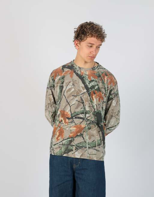 Vintage Realtree xl long sleeve t-shirt in khaki green, 2 of 4