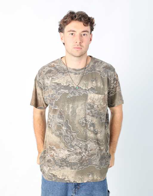 Vintage Realtree xl t-shirt in khaki green, 2 of 4