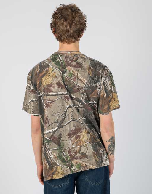 Vintage Realtree xl t-shirt in khaki green, 3 of 4