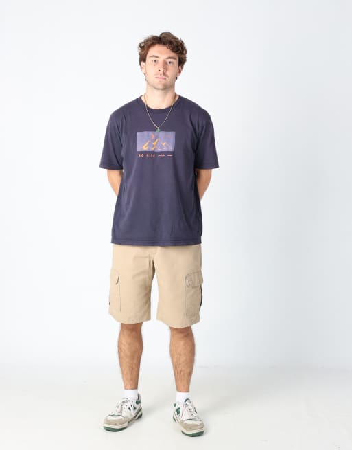 Vintage RedKap 32x27 canvas cargo shorts in tan