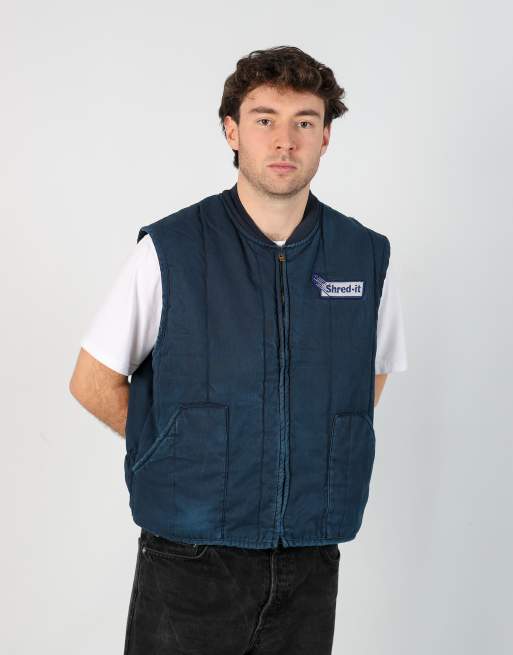 Vintage Redkap l gilet in navy blue