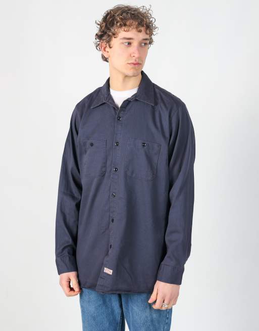 Vintage Redkap l long sleeve shirt in navy blue, 2 of 4