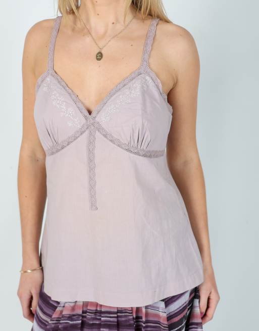 Vintage Redoute M cami in lilac purple, 2 of 4