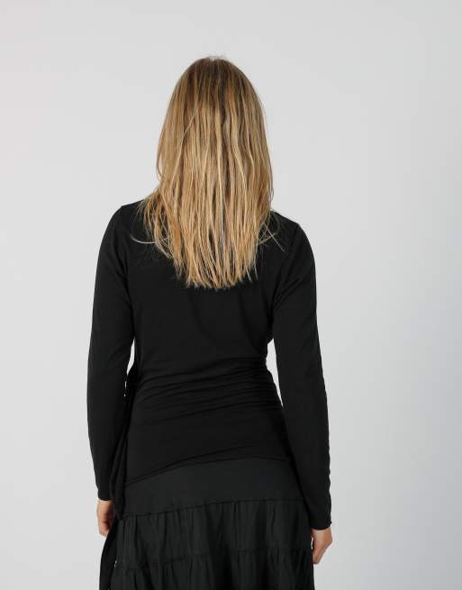 Vintage Reds M blouse in black, 2 of 4