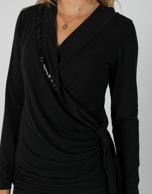 Vintage Reds M blouse in black, 4 of 4