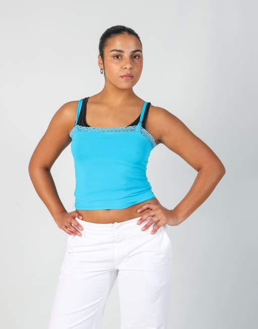 Vintage Reds S cami in blue