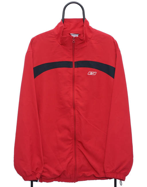 Vintage Reebok size XL lightweight jacket in red