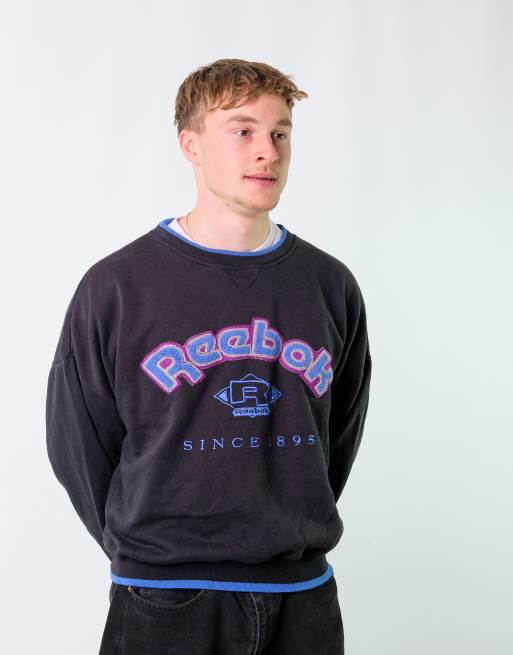 Vintage Reebok XL Sweatshirt Black