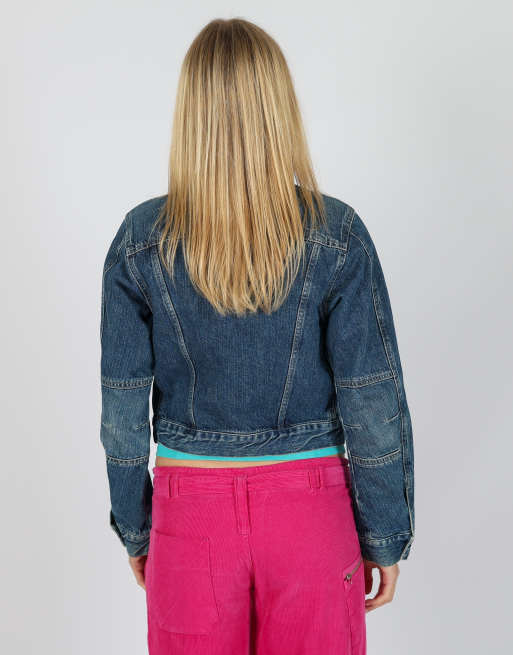 Vintage Replay M denim jacket in blue, 2 of 4