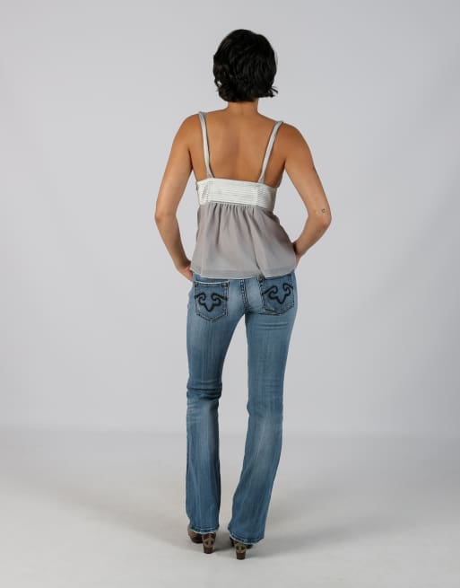 Vintage Rerock M bootcut jeans in blue, 3 of 4