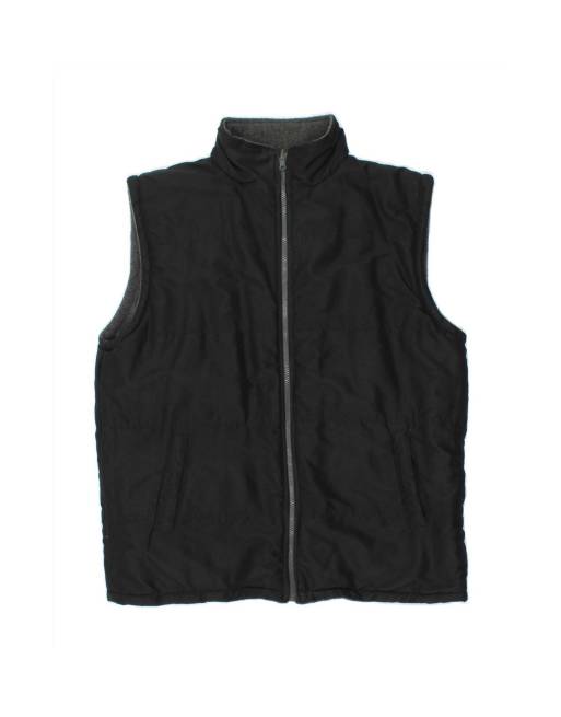 Vintage Reversible Gilet UK 42 XL In Black