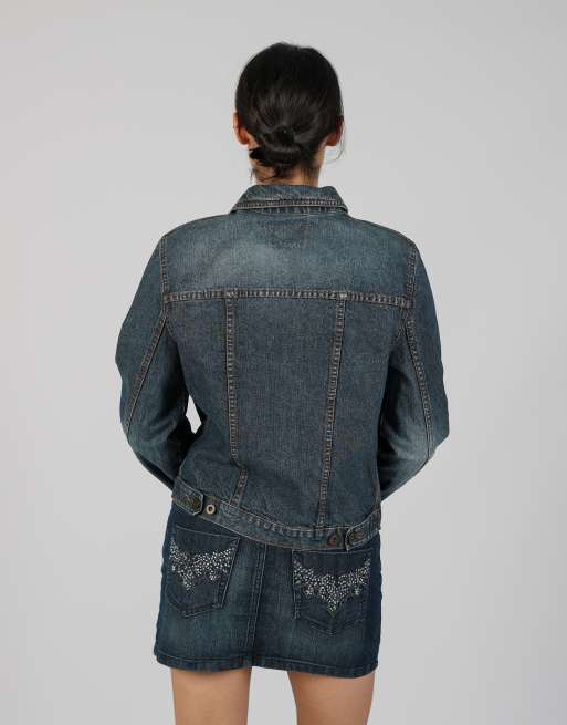 Vintage Rica Lewis S denim jacket in blue, 2 of 4