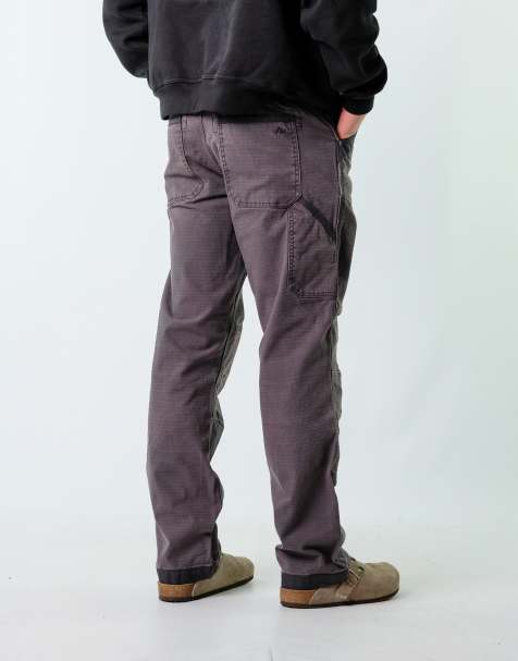 Vintage Ridgecut 32x34 Canvas Carpenter Baggy Jeans Charcoal Grey - view 1