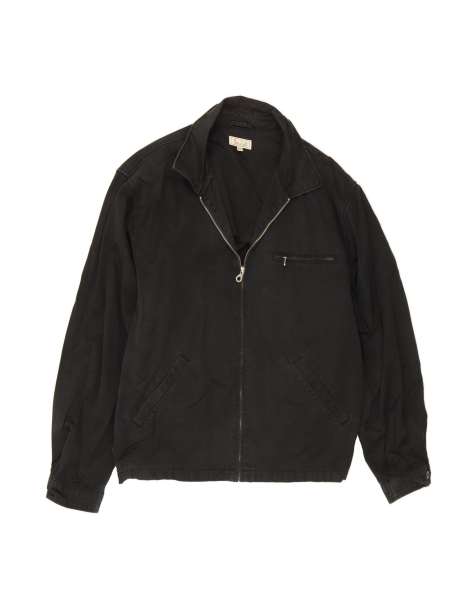 Vintage Rifle Bomber Jacket UK 44 2XL In Black - view 1