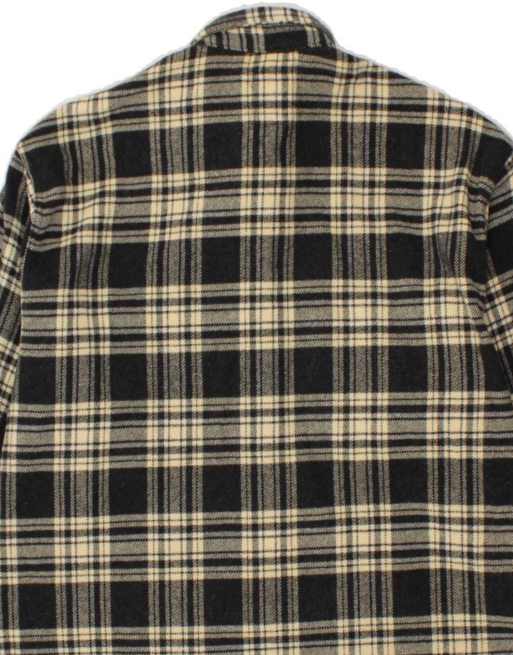 Vintage Rifle Flannel Shirt Large In Black Check | ASOS