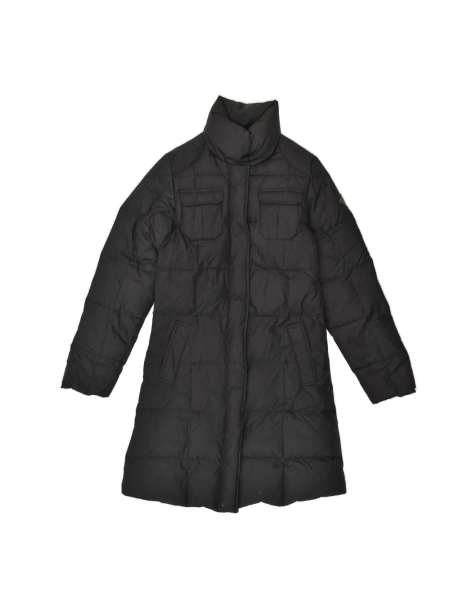 Vintage Rifle Padded Coat Uk 10 Small In Black - view 1