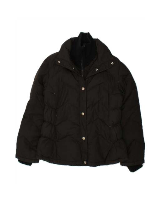Vintage Rifle Padded Jacket Uk 14 Medium In Black