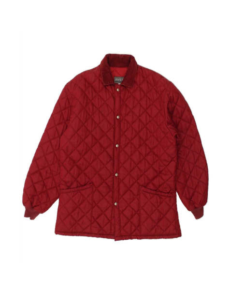 Vintage Rifle Quilted Jacket Uk 42 XL In Red - view 1