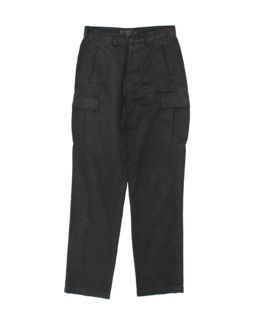 Vintage Rifle Size S Slim Cargo Trousers in Black