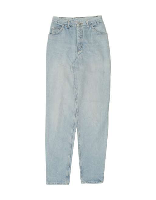 Vintage Rifle Size W26 L30 High Waist Tapered Jeans in Blue