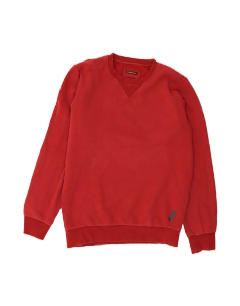 Vintage Rifle Sweatshirt Jumper Medium In Red - view 1