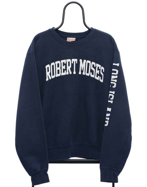 Vintage robert moses size M sweatshirt in navy