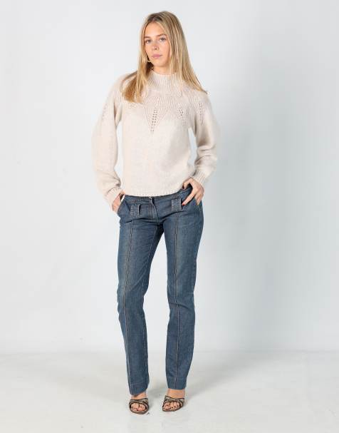 Vintage Roberto Cavalli S straight jeans in blue - view 1