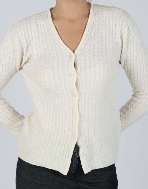 Vintage Roberto Chimenti Dezani S knitted jumper in cream, 4 of 4