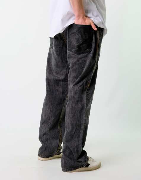 Vintage Rocawear 38x30 Denim Hip Hop Jeans Black - view 1